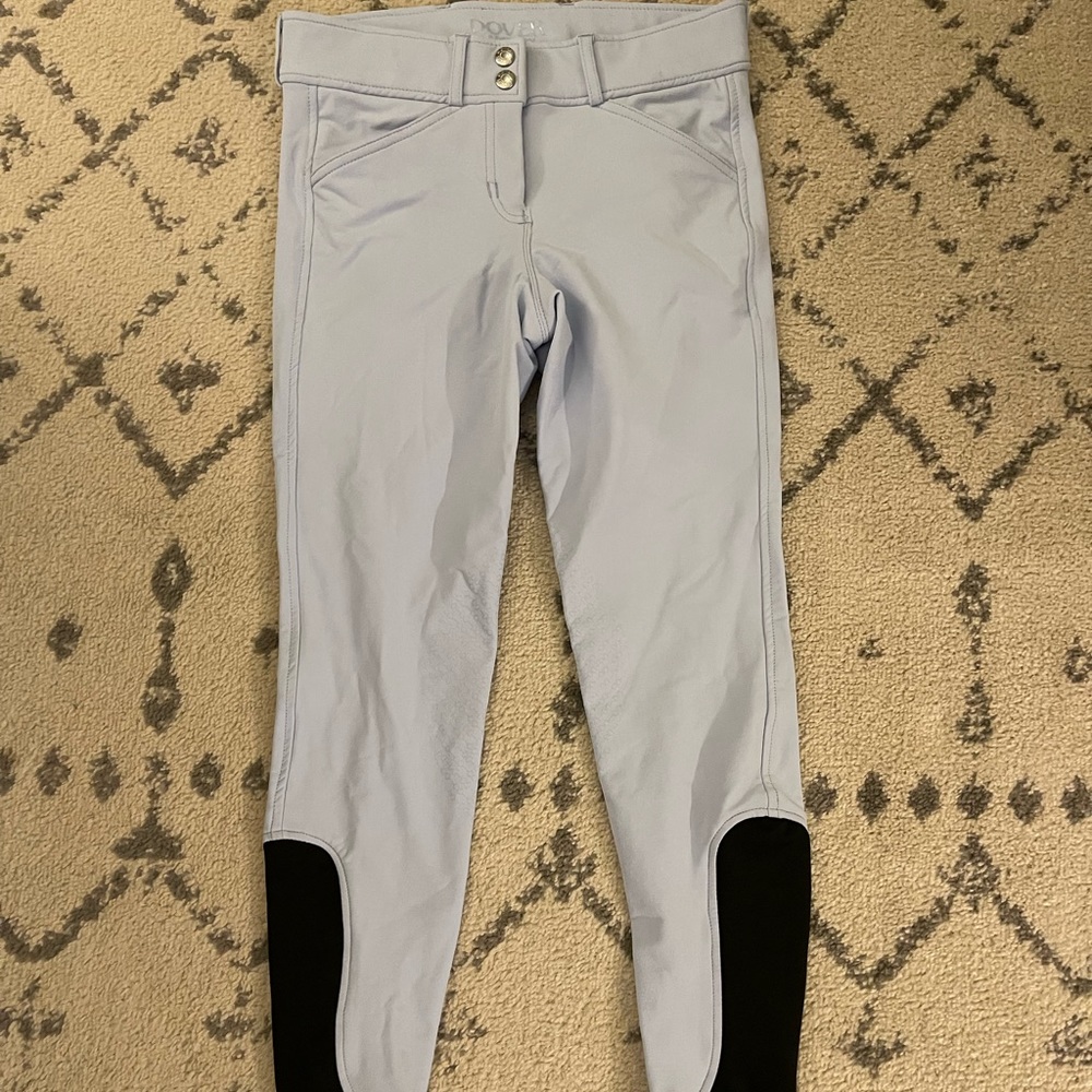 Dover Saddlery® Ladies’ Windham Dexter Knee-Patch Breech in Blue Kentucky